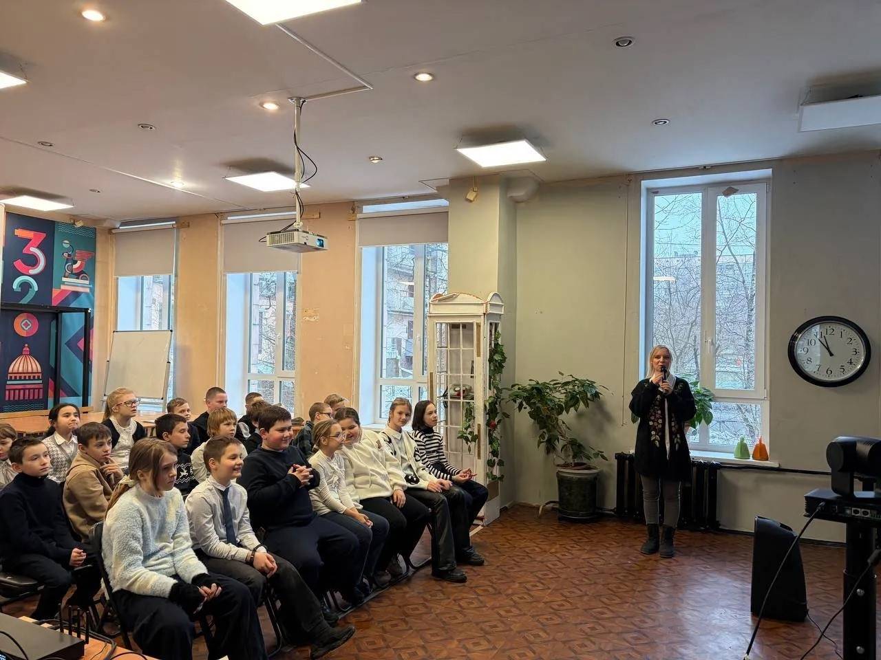 Участники телемоста «Санкт-Петербург-Ясиноватая-Тюмень»