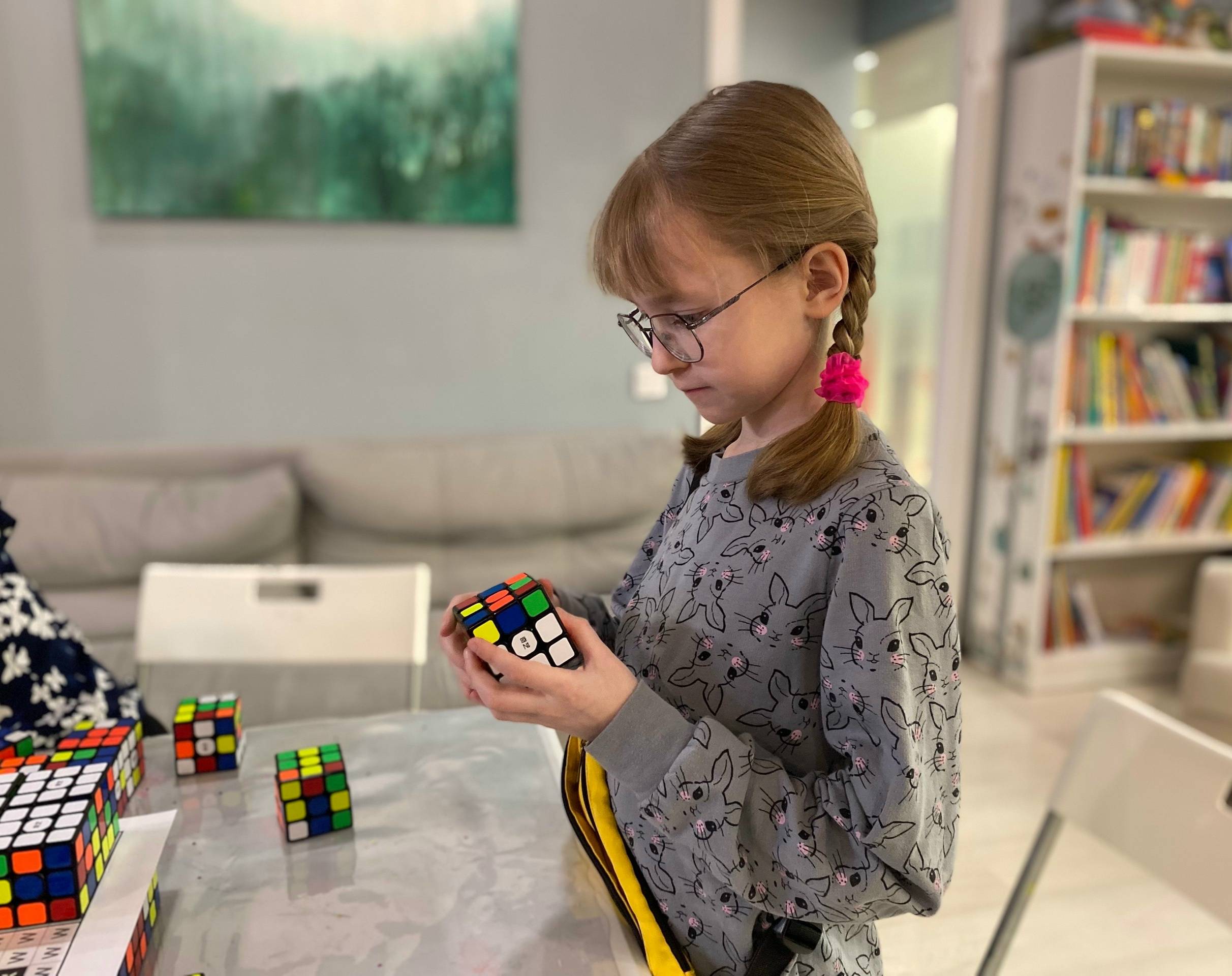 Процесс сборки полотна