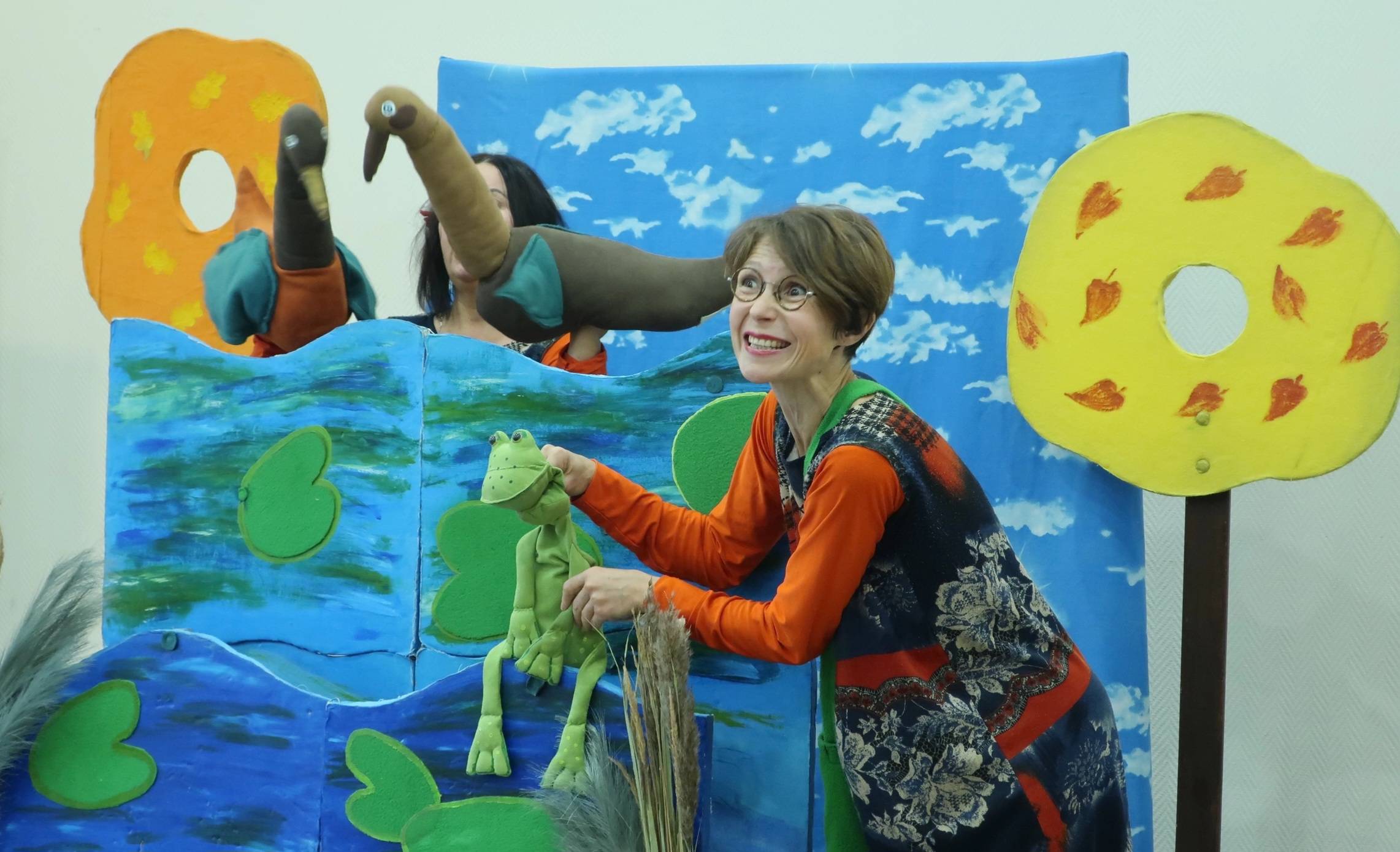 Интерактивный кукольный спектакль «Лягушка-путешественница» 1