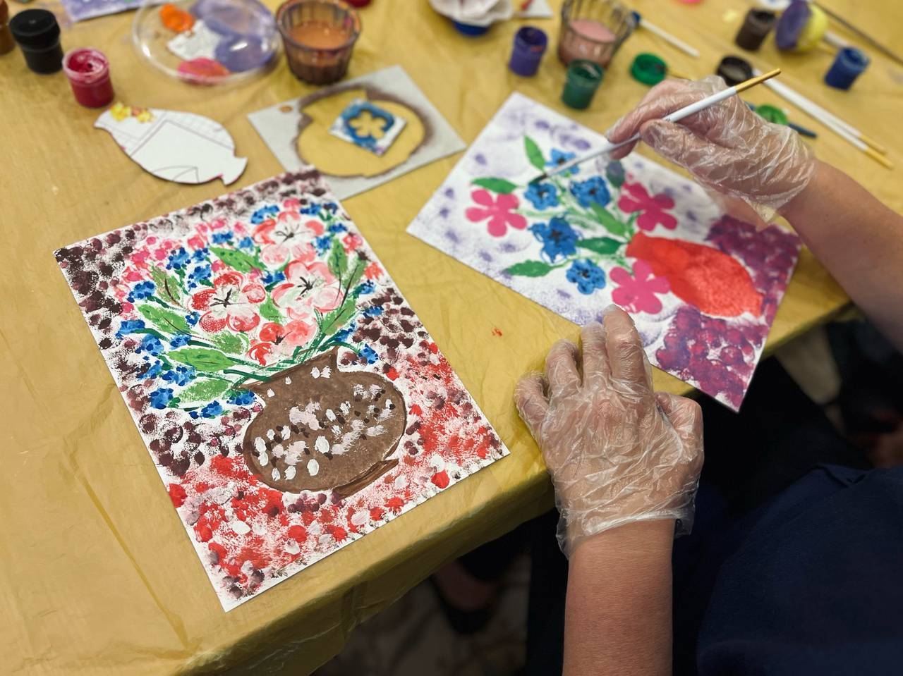 Мастер-класс «Удивительная живопись»