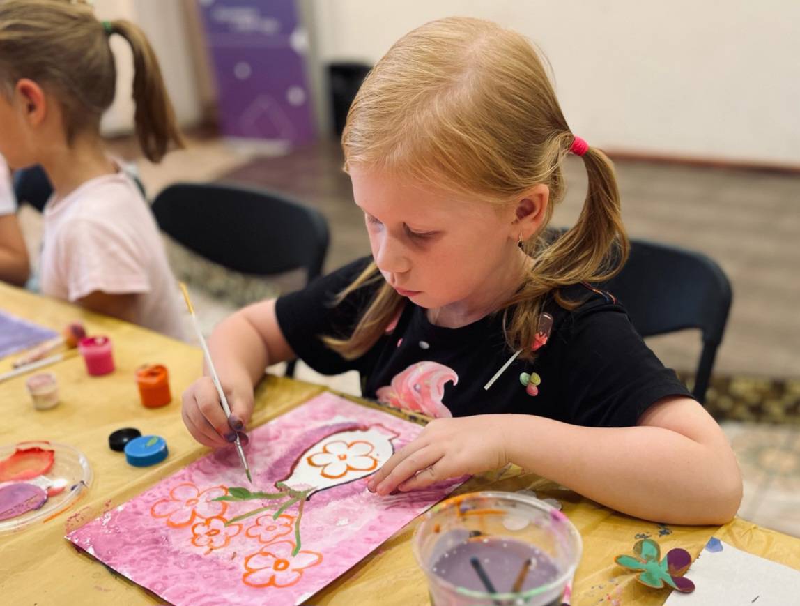 Мастер-класс «Удивительная живопись»