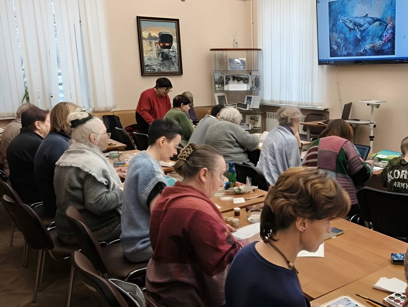 Творческий процесс участников мастер-класса