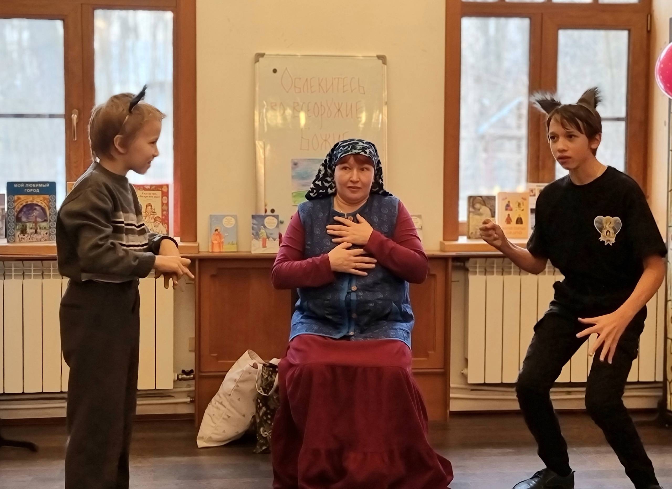 Один из номеров конкурса чтецов
